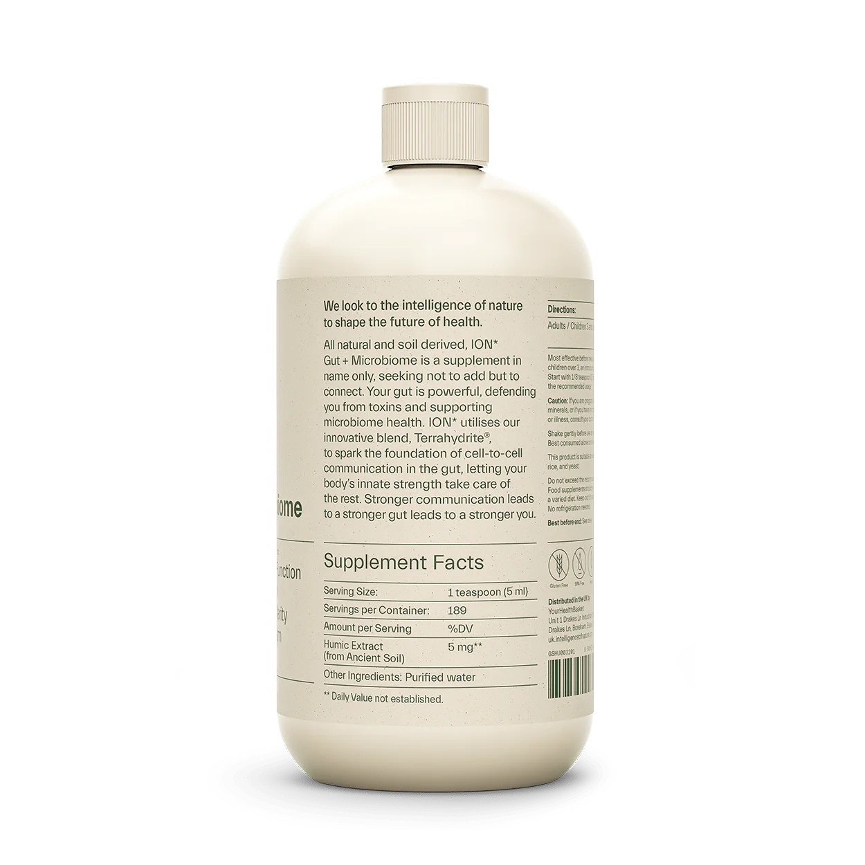 ION* Gut + Microbiome 946 ml – Intelligence Of Nature