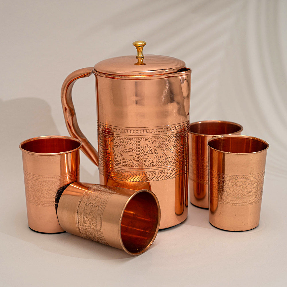 Handmade Indian Pure Copper Drinkware