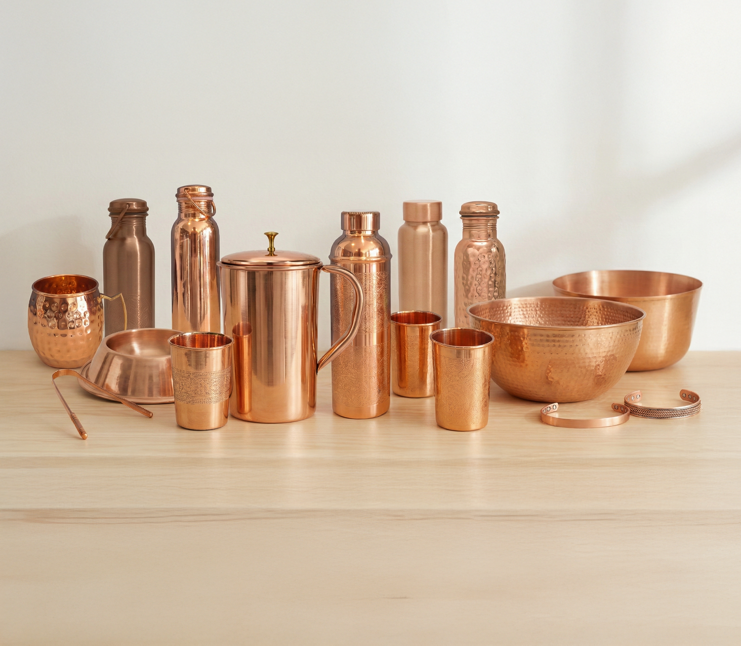 Handmade Indian Pure Copper Drinkware