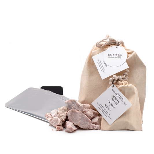 EMF Rocks Starter Pack, Grounding and Faraday Bags 1