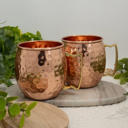 Copper Set Moscow Mule - 2 Mugs 400 ml