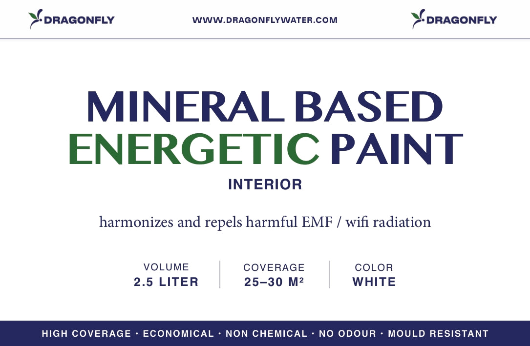 Mineral Based ENERGETIC Paint - 2,5 Liter