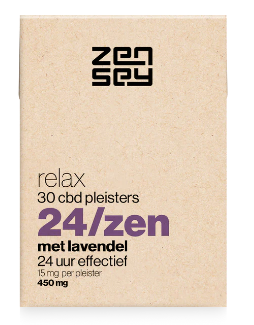 Zensey 24/zen CBD patches | relax | with lavender | 30 X 15mg