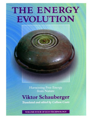 Cover of The Energy Evolution by Viktor Schauberger, edited by Callum Coats