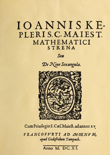 Cover of The Six-Cornered Snowflake by Johannes Kepler